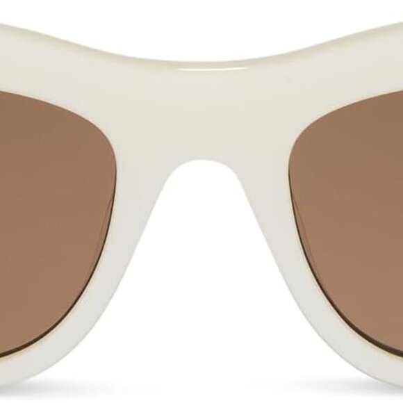 Oversized Rectangular Sunglasses Women Men Acetate UV Protection Fashion - Picture 3 of 8